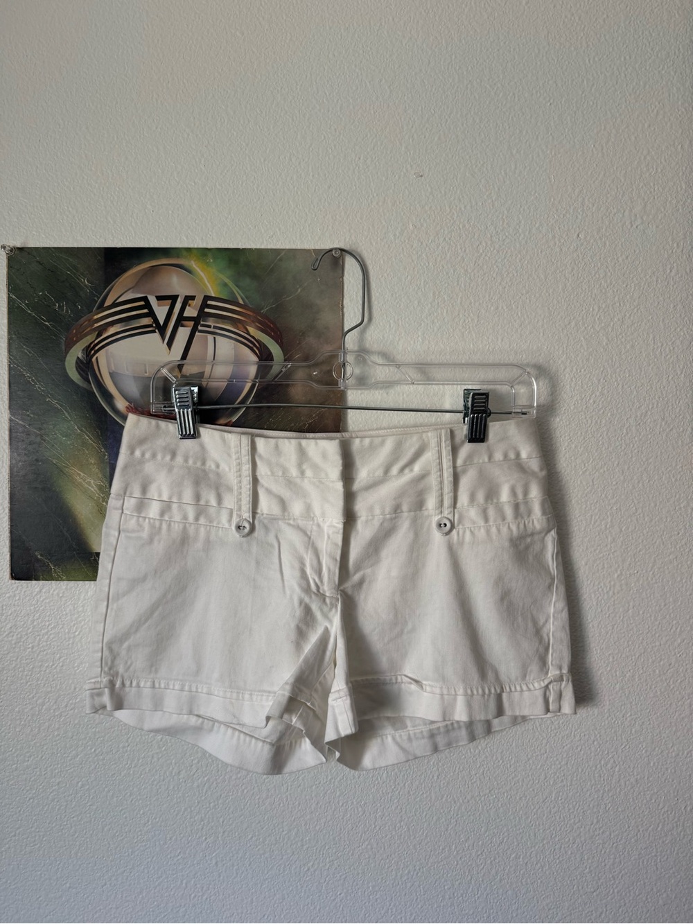 Y2k Women's White Maurice Cotton Blend Shorts